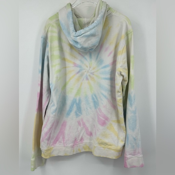 Roller Rabbit Multi Color Tie Dye Hoodie Sweatshirt Medium Red Heart | D203 - Picture 5 of 7